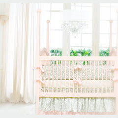 Crystal Drum Chandelier with Polished Crystal