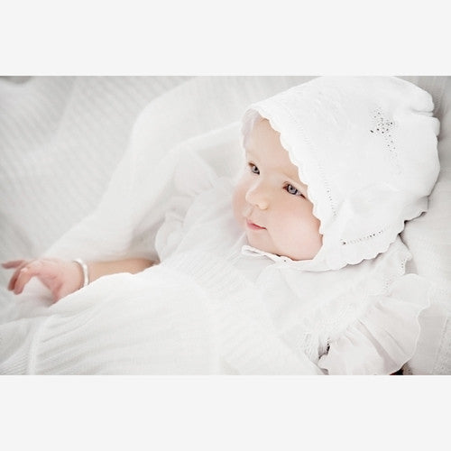 Heirloom Bridal 'Something Old' Christening Bonnet