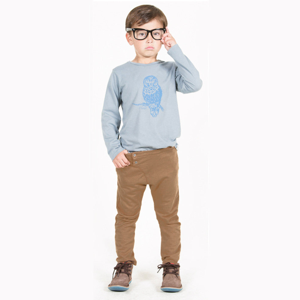 Go Gently Baby Soft Certified Organic Jersey Owl Tee