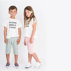 Go Gently Organic Speaking Words of Wisdom Tee