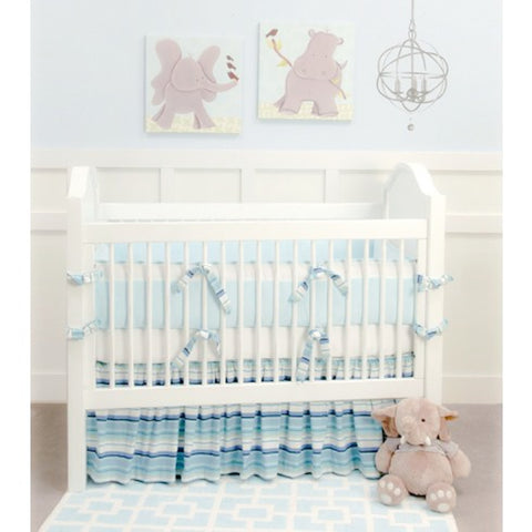 Doodlefish Hamptons Blue Stripe Fine Bedding
