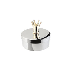 Polished Pewter Crown Keepsake & Tooth Fairy Box