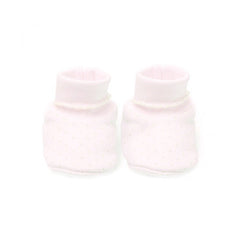 Kissy Kissy Dots Collection Pink Pima Bootie Slippers