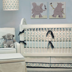 Doodlefish Joshua Robin's Egg/Grey Bedding