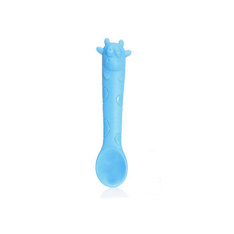 Blue Giraffe Best. Ever. BPA-Free Baby Spoon Set