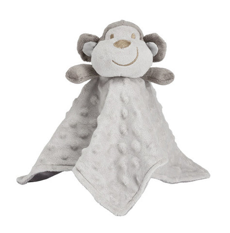 Plush Soft Monkey Buddy Security Blanket (OS)