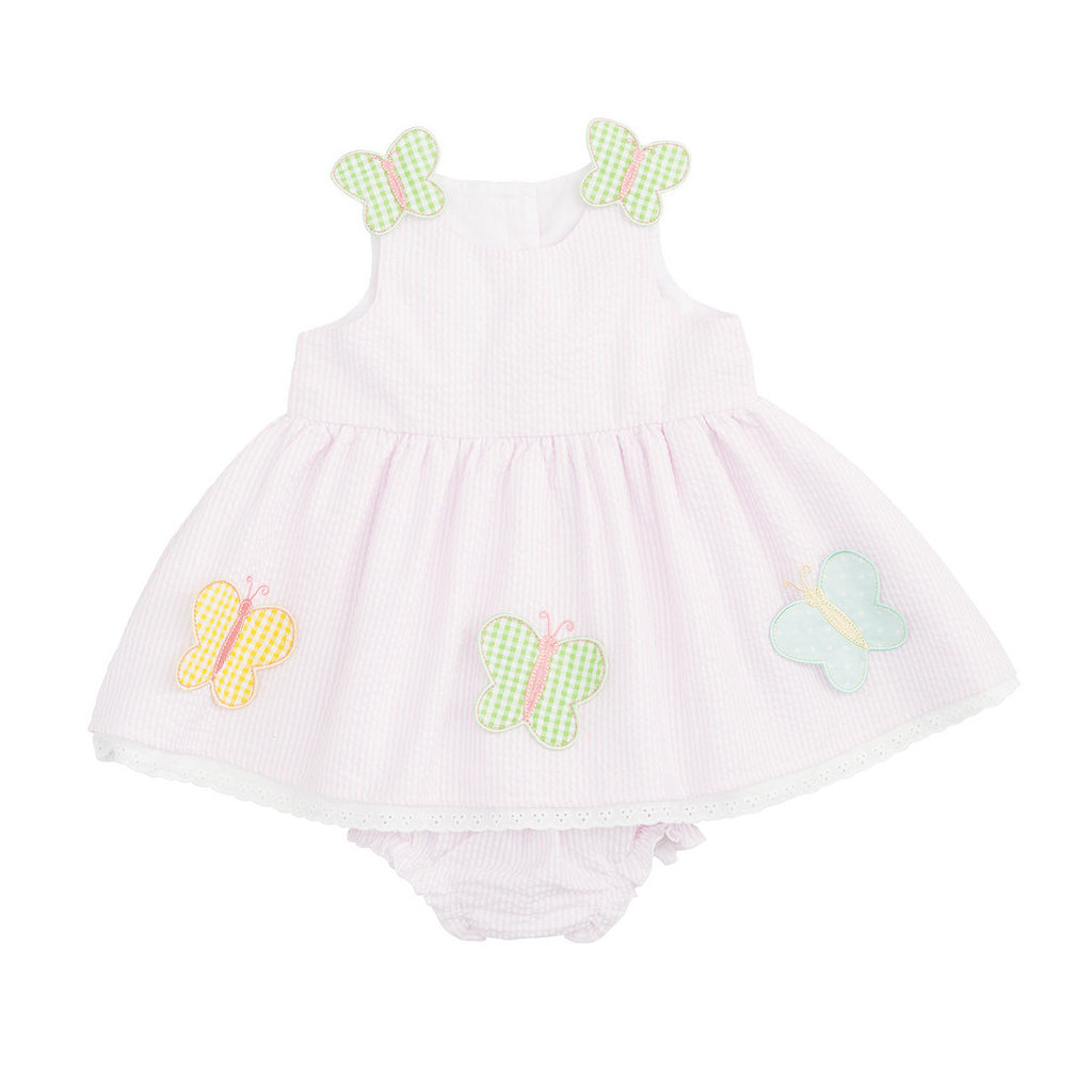 Elegant Baby Girl's Spring Butterfly Soft Sun Dress
