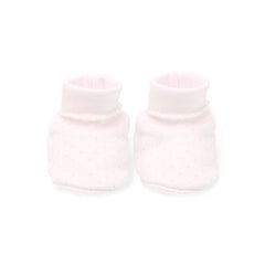 Kissy Kissy Pima Soft Dots Collection Pink Booties