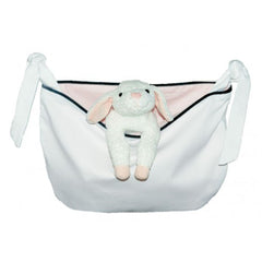 Innocence White Pique Toy & Supplies Nursery Bag